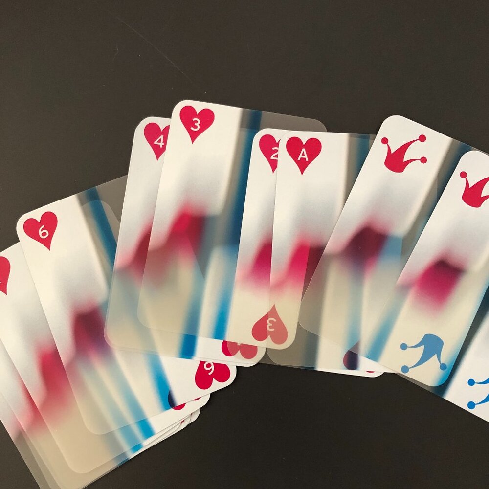umbra H20 Clear Waterproof Playing Cards